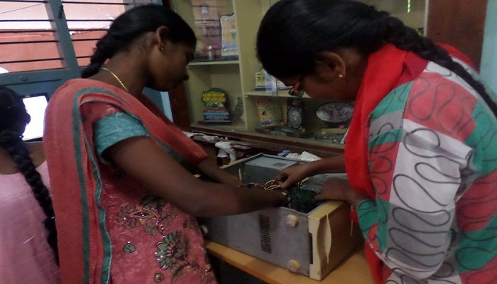 Vocational skills training session