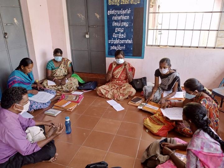 Women's group meeting